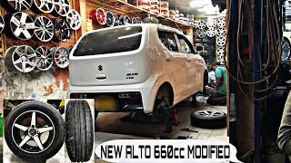 NEW ALTO VXR | BRAND NEW TYRES GT RADIAL (CHAMPIRO ECO) 165/70R13 & ALLOY WHEELS SET PRIC IN KARACHI