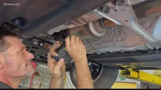 Mesa Midas shop offering catalytic converter etching to prevent thefts