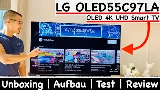 LG OLED55C97LA OLED 4K UHD Smart TV | Unboxing | Aufbau | Test | Erfahrungen