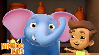 Ek Hathi Ne Kholi Dukan, एक हाथी ने खोली दुकान, Song for Kids in Hindi