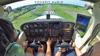 Cessna 172P | Cockpit Audio | Landing in Plaridel Runway 17