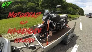 Werkstatt/Tutorial | Motorrad auf Anhänger transportieren | Stema Anhänger | Honda Nc750s | Mr. Moto