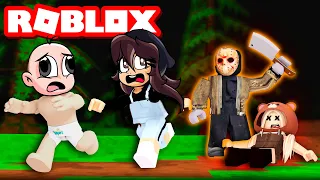 ESCAPA DEL ASESINO MALVADO 🪓😱  BEBE NOOB ESCAPA DEL ASESINO EN ROBLOX