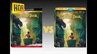 ▶ Comparison of The Jungle Book 4K (2K DI) HDR10 vs Regular Version