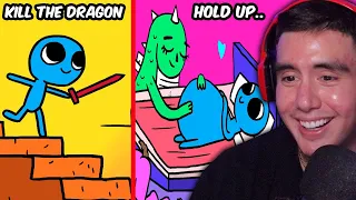 ALL I HAVE TO DO IS KILL THE DRAGON TO WIN, BUT I CANT STOP LAUGHING | Free Random Games