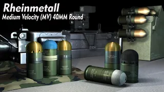 Rheinmetall delivers 40mm medium-velocity (MV) ammunition to the South African Army!