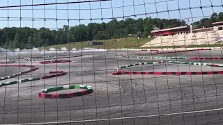 Formula Drift Cadillac ATS-V drifting at Lanier Raceplex