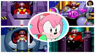 Sonic CD (Sonic Origins Plus) All Bosses as Amy Rose (NO DAMAGE)