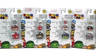 Marvel Tsum Tsum Vinyl Figure Series 1 Small 3 Packs Unboxing