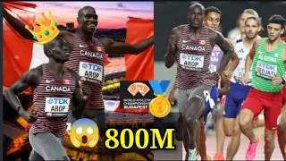 Marco AROP wins the 800-meter gold. World Athletics Championships Budapest 2023