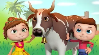 Meri Gaiya Aati Hai | Hindi Rhymes For Children | 3D Rhymes in Hindi