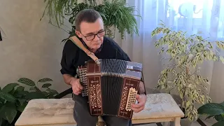 Банкетка гармонистов "Сербиянка" играет И.Смирнов