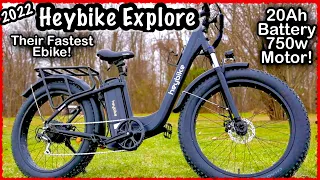 2022 Heybike Explore E-bike Test Ride ~ My new Fat tire electric Bike is fast!