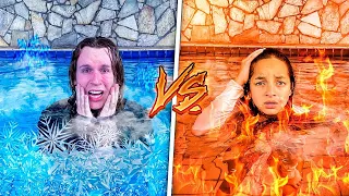 HOT VS COLD POOL CHALLENGE