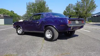 A Teenagers Dream Car ! 1970 Plymouth Cuda 440 Purple Flames & Ride My Car Story with Lou Costabile