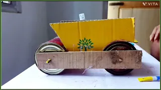 The Road Roller Making by Cardboard|