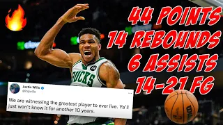 NBA World Reacts to Bucks vs Nets CRAZY OT Ending & Giannis 44 PT MASTERCLASS!