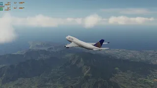 P3D V5 HF1 - PMDG 747 - Orbx Hawaii - HiFi ASP3D (4K)