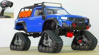 TRAXXAS TRX-4 SPORT ALL TERRAIN TRAXX UNBOXING, TEST!! *RC CHAIN CAR TRAIL ROCK CRAWLER SCALER