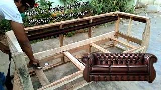 How to make leather Chester sofa frame modern sofa set frame making wood frame sofa wooden sofa