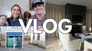 VLOG Week Day 1: New Drapes are here!! Cabin Tour & Updates, Shopping at Target | Julia & Hunter