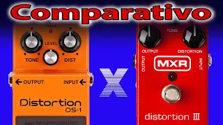 Comparativo Boss Distortion DS1  x MXR Distortion III