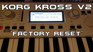 KORG KROSS 2 "Factory Reset" DLC Library Expansions (Limited Edition White)