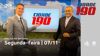 Cidade 190 | 07/11/22 | Acompanhe as principais notícias do dia!