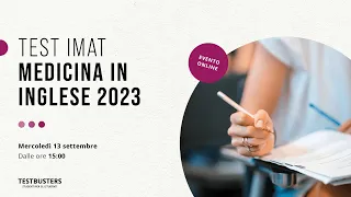 Test IMAT: Medicina in Inglese 2023