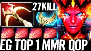 🔥 EG TOP 1 MMR NEW CARRY Daedalus + Revenant Brooch QOP — 1000 GPM 88K DMG 27 KILLS Dota 2 Pro