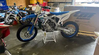 Unboxing the most well built dirt bike [2022 TM Racings 300 mx]