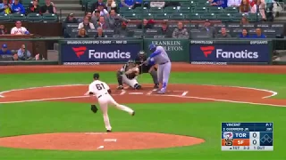 Vladimir Guerrero Jr. smashes his first major league home run/ Blue Jays vs. Giants 5/14/19