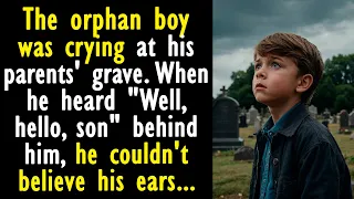 When the boy heard "Well, hello, son" behind him, he couldn't believe his ears...