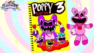Making Poppy Playtime Chapter 3 Game Book &  Smiling Critters Squishy Paper Play | 종이공예