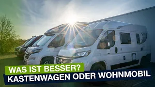 Vorteil Kastenwagen oder Wohnmobil - Was ist besser?