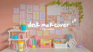 غيرت ديكور المكتب بأفكار رائعة | جولة بمكتبي aesthetic desk makeover