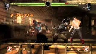 MK9 - Kabal and Johnny Cage Infinite Combo Reset 105% No Bars