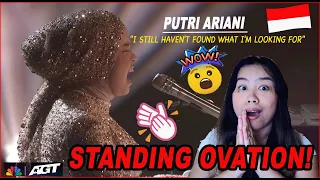 PUTRI ARIANI "I Still Haven't Found What I'm Looking For" by U2 |Qualifiers | AGT 2023 | MJ REACTION