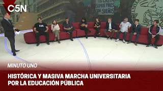 Los PROTAGONISTAS de la MARCHA FEDERAL UNIVERSITARIA, mano a mano con GUSTAVO SYLVESTRE