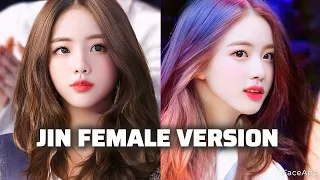 BTS Jin Female Version 😘😭 || K-pop Fan MV 💜💜
