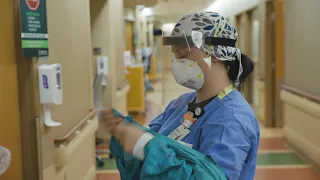 Exhausted in a 'nightmare': A look inside a Michigan hospital COVID unit