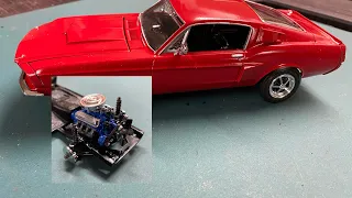 1967 Ford Mustang Shelby GT-350 1/25 Model Build Time-Lapse