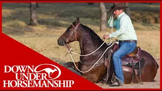 Clinton Anderson: How to Correct a Horse Lying Down on the Trail - Downunder Horsemanship