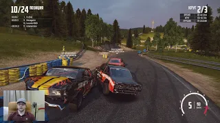 Wreckfest 2020 Крутая игра про гонки на машинах. Northland Raceway Собственное событие в обратную