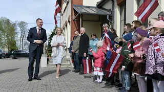 16.04.2024. Valsts prezidenta Edgara Rinkēviča darba vizīte Augšdaugavas novadā