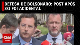 Postagem de Bolsonaro questionando sobre urnas logo após 8/1 foi acidental, diz defesa | LIVE CNN