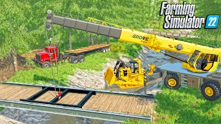 I BUILT A $50,000 BRIDGE TO KEEP MY GOLD MINE RUNNING!? (SURVIVAL GOLD)