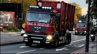 **RARE CONVOY** USAR Deployment responding to a Building collapse in Chelsea! - London Fire Brigade