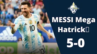 Argentina vs Estonia 5-0 Messi MEGA HATRICK🔥🔥 x 5 Highlights HD