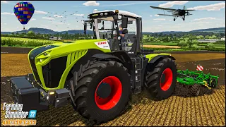 Spreading slurry & cultivating w/ a NEW CLAAS XERION | #CourtFarm Ep.81 | Farming Simulator 22